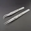 Eyelash Extension Tweezers Makeup Stainless Steel Eyelash 3D Accurate Clip Pinzas Extensiones De Pestañas 2