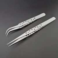 Eyelash Extension Tweezers Makeup Stainless Steel Eyelash 3D Accurate Clip Pinzas Extensiones De Pestañas 2