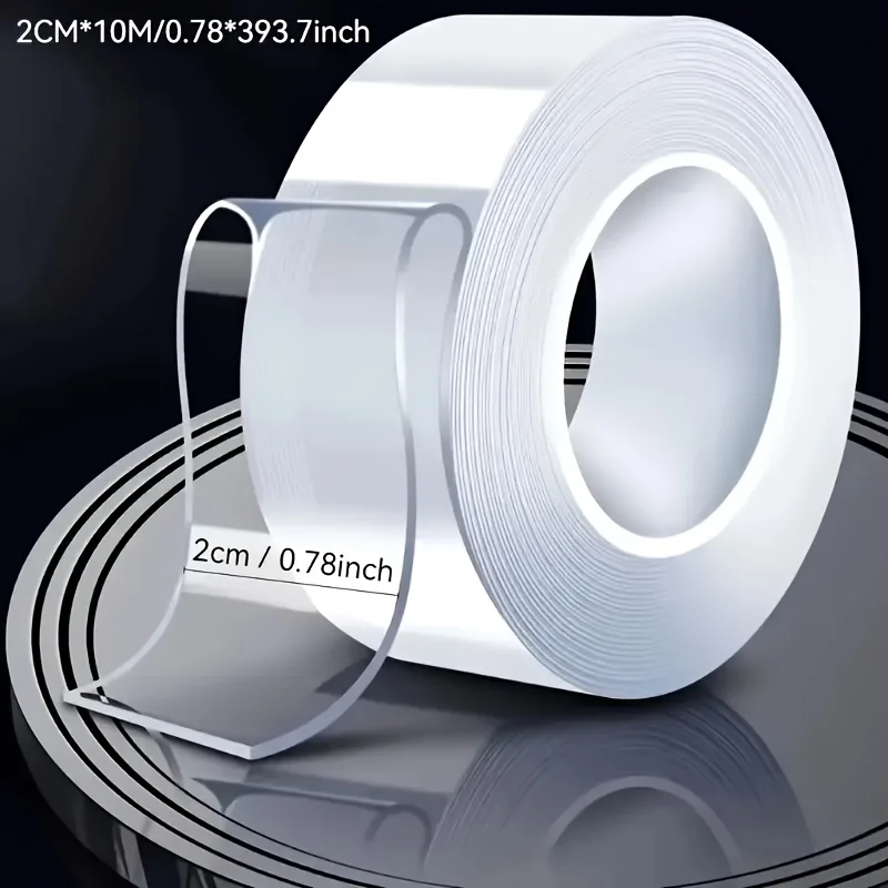 Ultra-Strong Waterproof Nano Adhesive Tape - 10m Transparent Double-Sided Bonding Strip