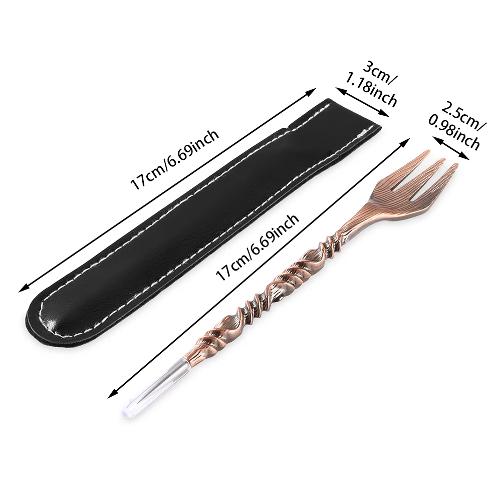 Drinking Desserts Stainless Steel Kitchen Tool Hookah Fork Fruit Forks Water Pipe Gadget Tableware kitchen tool forks