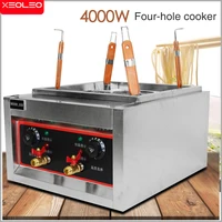XEOLEO Electric Soup Pot Noodle Cooker Stainless Steel Commercial Kitchen Restaurant Equipment Pasta Stove Oden Food Processor 1
