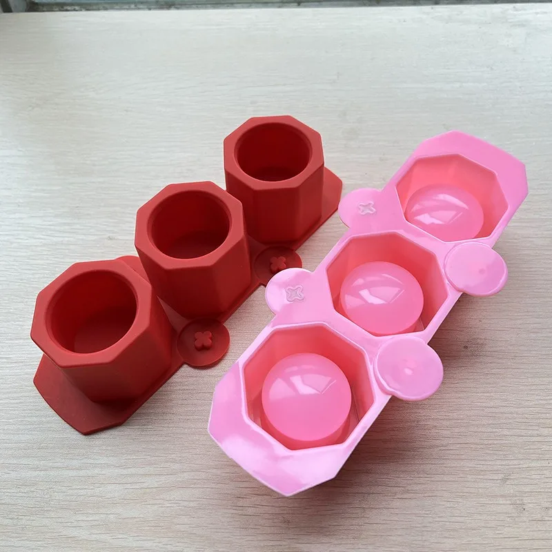 New Grids Silicone Ice Cube Maker Tray Ice Cream Mold Freezer Cream Ball Maker Reusable Whiskey Cocktail Mould Bar Kitchen Tool