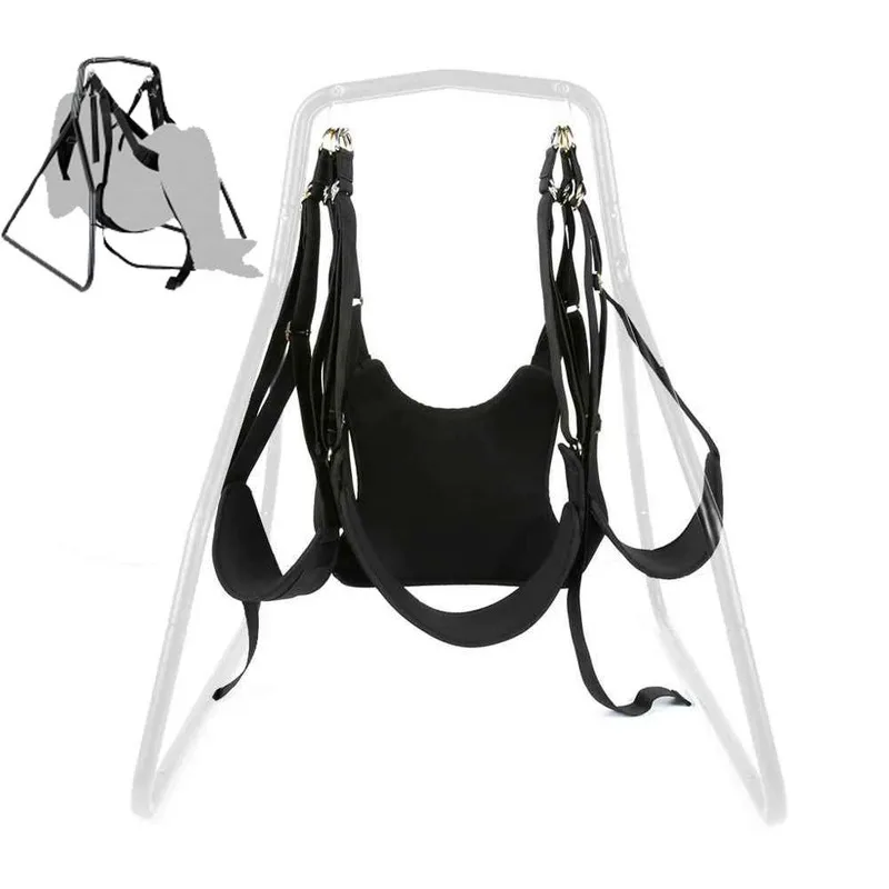 Toughage Sex Swing Chair With Stand Attachment Sling Sex Hammock Flirt Essential Furniture Fetish Bandage Toy For Couple