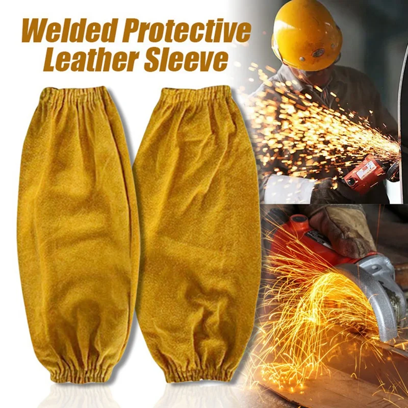 

1 Pair Of Arm Sleeve Accessories Welding Protective Arm Sleeve Welding Sleeve Apron Labor Protection Sleeve