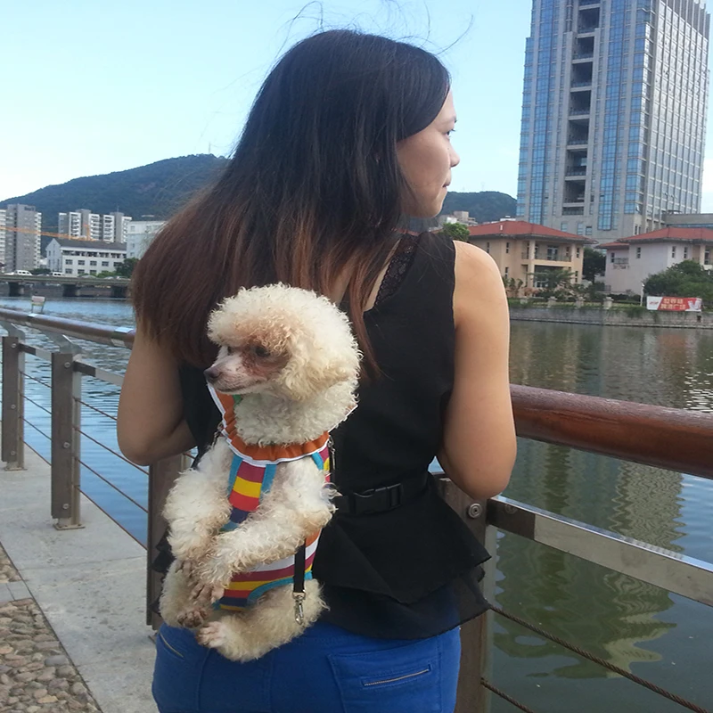 Pet Carrier Dog Front Chest Backpack Five Holes Backpack Dog Outdoor Carrier Tote Bag Sling Holder Mesh Cat Puppy pet carrier bag,pet carrying bag,pet backpack