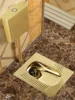 #Automatic Concealed Stool Sensor Golden Toilet Flush Valve Infrared Potty Chair Flush Valve 2