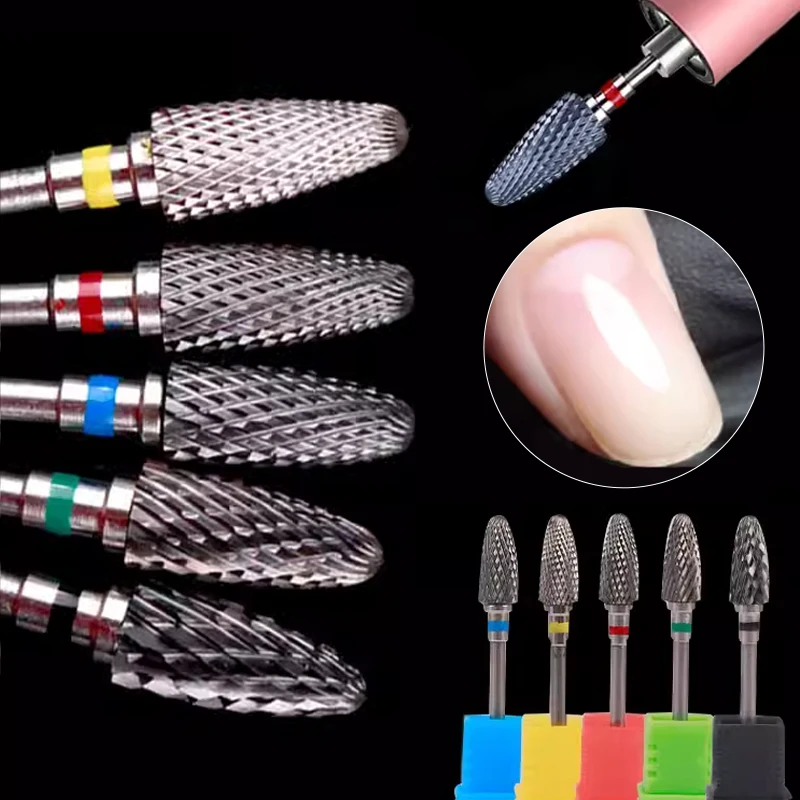 

1Pc Tungsten Steel Nail Sanding Head Carbide Milling Cutter Electric Rotary Manicure Machine Drill Bit