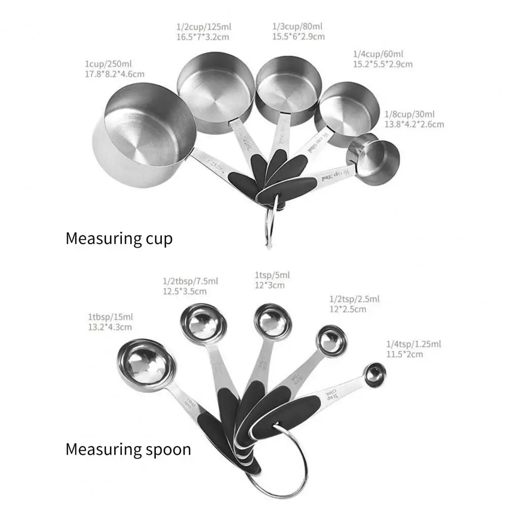 1 Set Practical Engraved Markings Measuring Spoon Reusable Measuring Cup  Comfortable Grip Measure Scoop for Ingredients - AliExpress