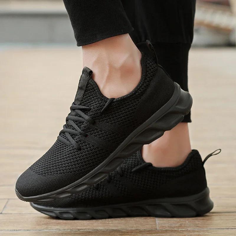 Women Shoes Flats Plus Size 43 Breathable Mesh Platform Sneakers Slip on Soft Casual