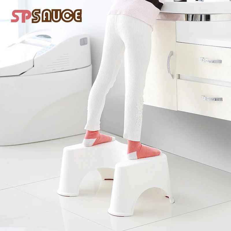 Bathroom Squatty Potty Toilet Stool Children Pregnant Woman Seat Toilet Foot Stool for Adult Men Women Old People NJ72217 plastic step stool
