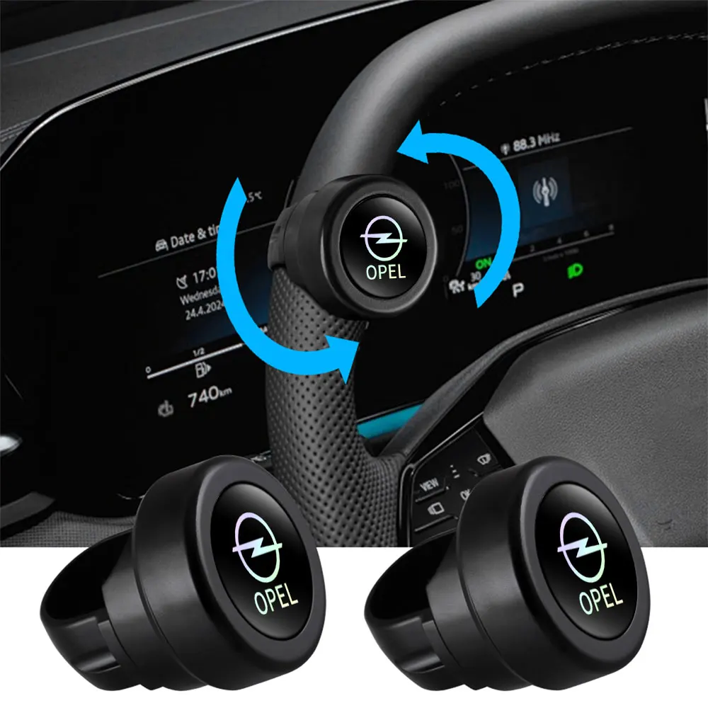 Nuovo Pomello Girevole per Volante a 360°, Booster per Volante Auto, Compatibile con Opel OPC Astra J G K Insignia Corsa
