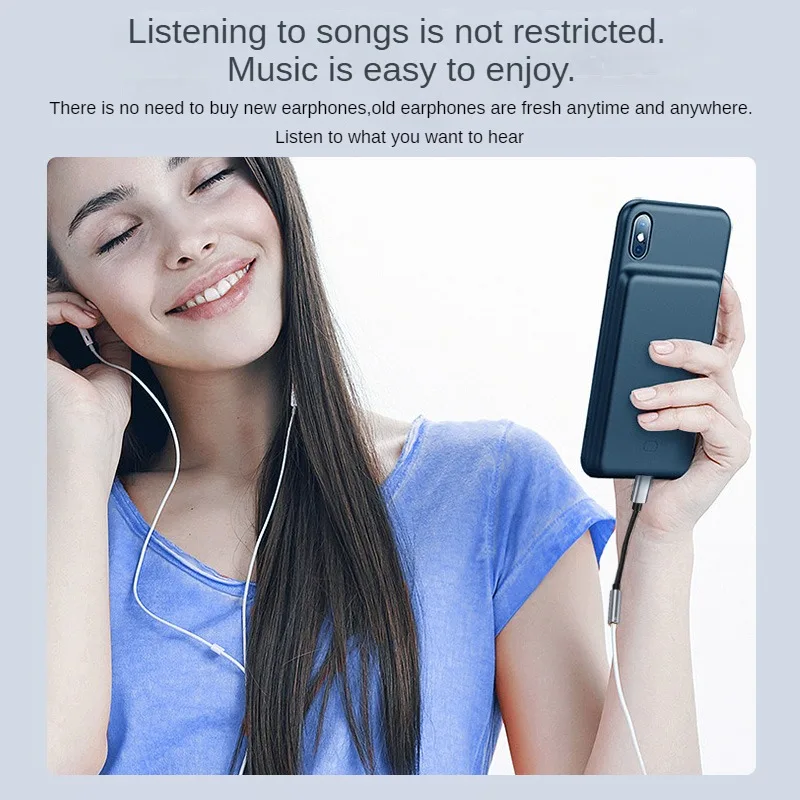 JH USB C-3.5mm 여성형 오디오 어댑터, 통화, 음악, 유선 제어용 HiFi DAC 동글