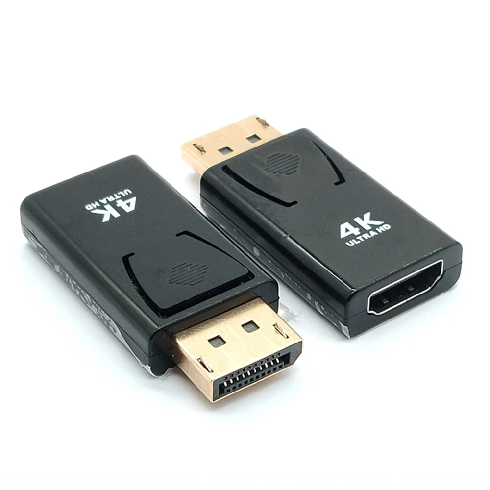 

Male to female cable dp to hd compatible max 4k 60hz displayport converter hdtv cable adapter video audio for pc tv projector