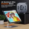 Aluminum Alloy Adjustable Tablet Stand Folding Portable Holder Phone Support Bracket for IPad Pad Samsung Xiaomi Huawei Tablet 5