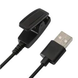 Universal USB Charging Cable with Clip for Garmin and Other Devices (Black)