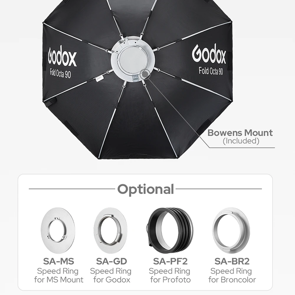 고독스 이지플로우 시리즈 옥타곤60/90/120/150cm, 레クタングル4040/4560/4090/6060/6090cm 접이식 퀵세팅 소프트박스 (사진 촬영용)