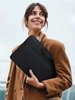 Housse de protection EVICIV pour ordinateur portable 24 pouces, 360°, avec poignée, pour ordinateur de bureau 23-24,5 pouces, sacoche de voyage, sac à main 6