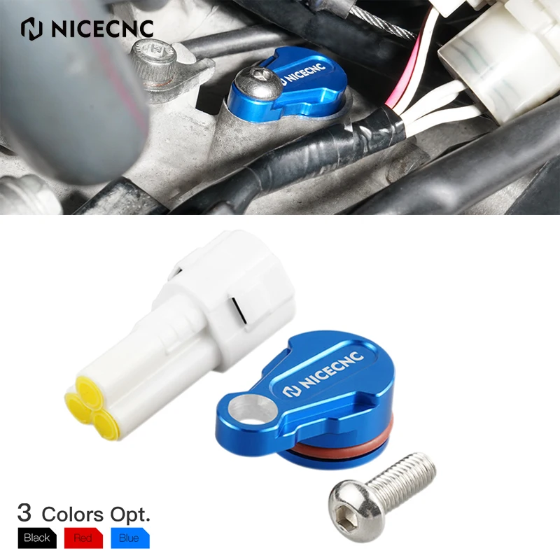 NiceCNC ATV Speed Sensor Block Off Plug For Yamaha RAPTOR 700 2006-2022 700R 2009 2011-2021 YFZ450R 2009-2022 YFZ450X 2010-2011 the speed sensor sensing plug is suitable for wei gear adjustable universal odometer m18m16