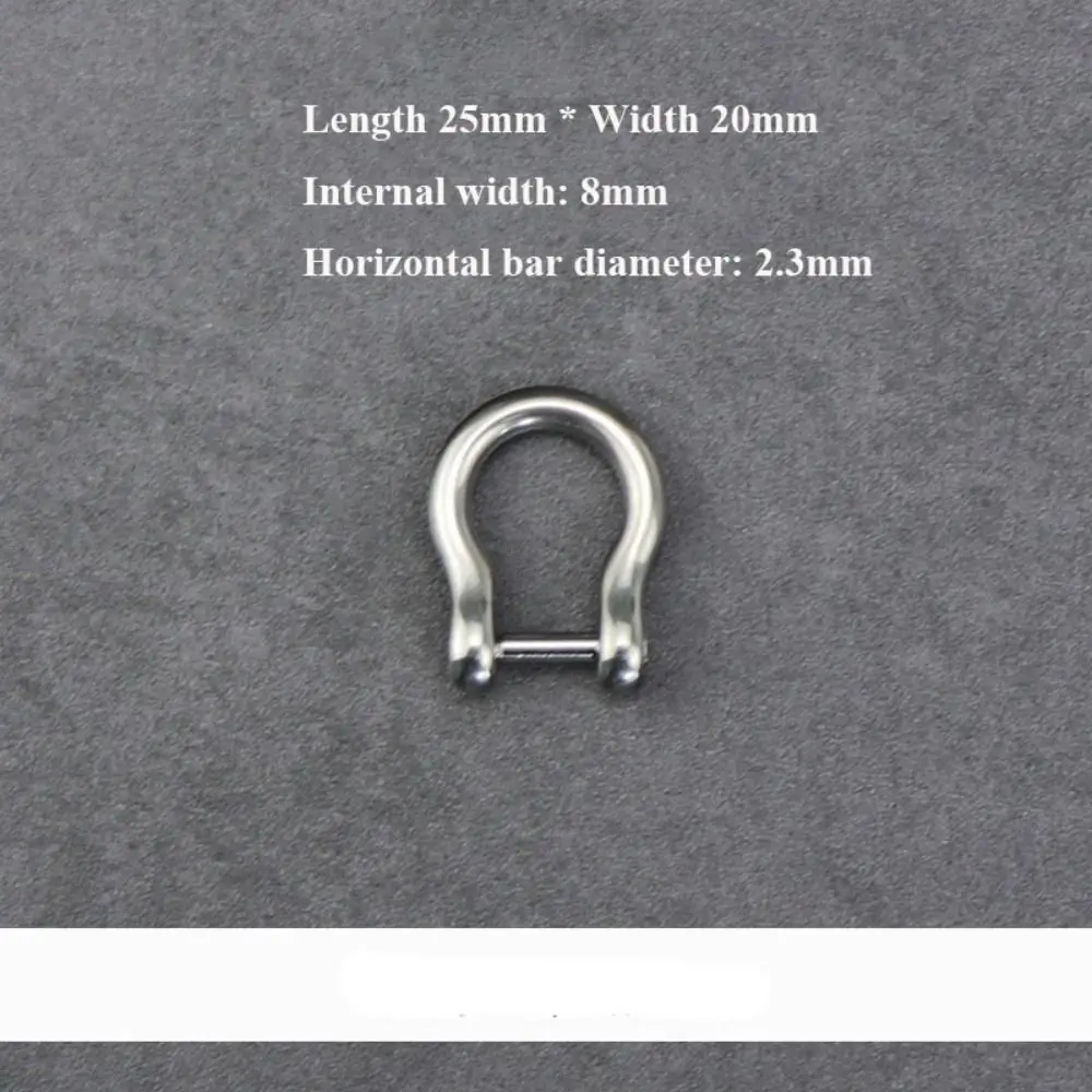 Premium Titanium Alloy Horseshoe Buckles - Versatile Outdoor Keychain Hooks