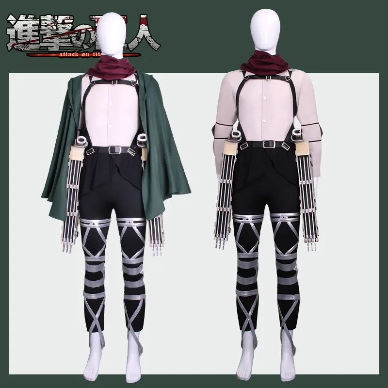 Attack On Titan 4 The Final Season Rivaille Cosplay Costume Halloween  Superhero Outfits Shingeki No Kyojin Team Armour Uniform - Cosplay Costumes  - AliExpress