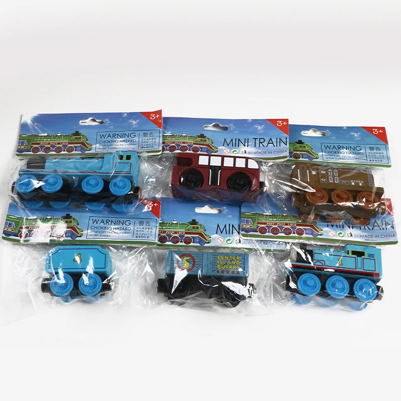 Train de poche en bois Thomas et ses amis, modèle Molley Gold Diesel Lady Toby Rail, jouets pour garçon, cadeau d'anniversaire pour enfants