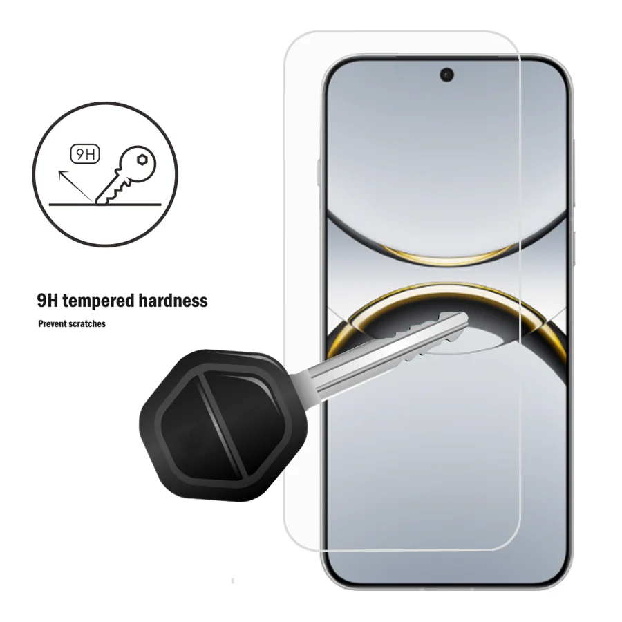 Premium 3-Piece Tempered Glass Screen Protector Set - High Transparency & Durability