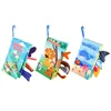 0-36M Baby Early Learning Toy Tail Cloth Book Puzzle Parent-child Interactive Sound Paper Infants Activity Toys for Babies 6