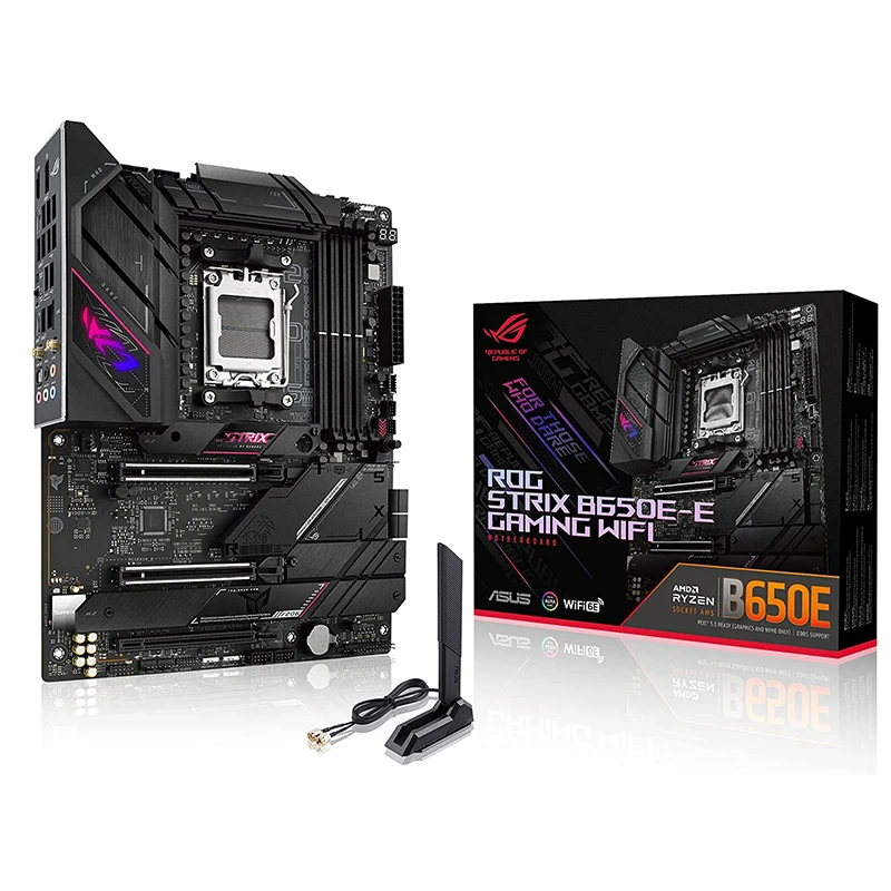 

NEW For ASUS ROG STRIX B650E-E GAMING WIFI Motherboard Socket AM5 For AMD B650 Original Desktop PCI-E 5.0 m.2 sata3 Mainboard