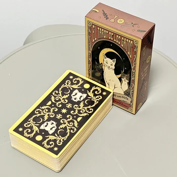Cats Rule The Earth Tarot 78-Card Deck 10.3*6cm for The Feline-Obsessed Spanish Edition 1
