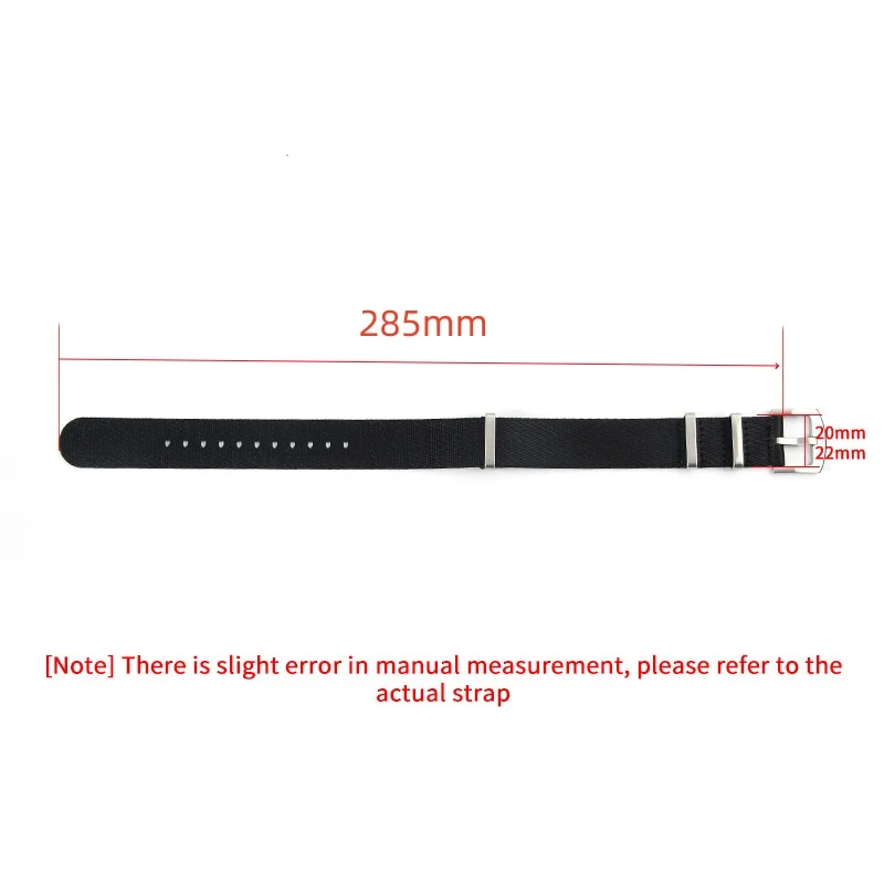 Premium Nylon NATO Strap - 20mm/22mm Army Sports Wristband