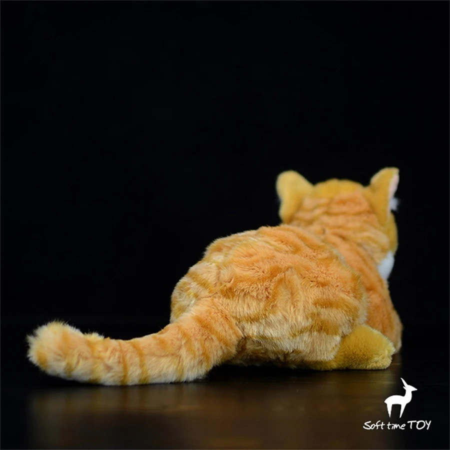 Tiger Cat High Fidelity Anime Cute Plushie Caracal Bush Cat Plush Toys Lifelike Animals Simulation Stuffed Doll Kawai Toy Gifts 4
