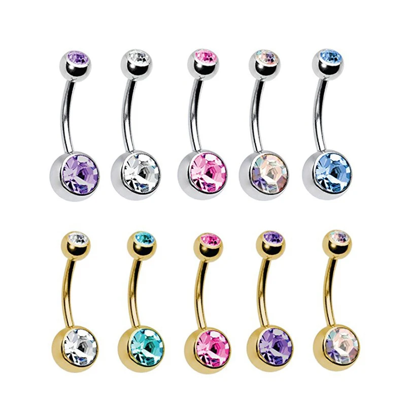 Kit Piercing 11 Pièces NTRUXZP – Pour Nombril, Langue, Nez – Aiguilles 8mm, Pince, Gants, Désinfectant – Acier Inox