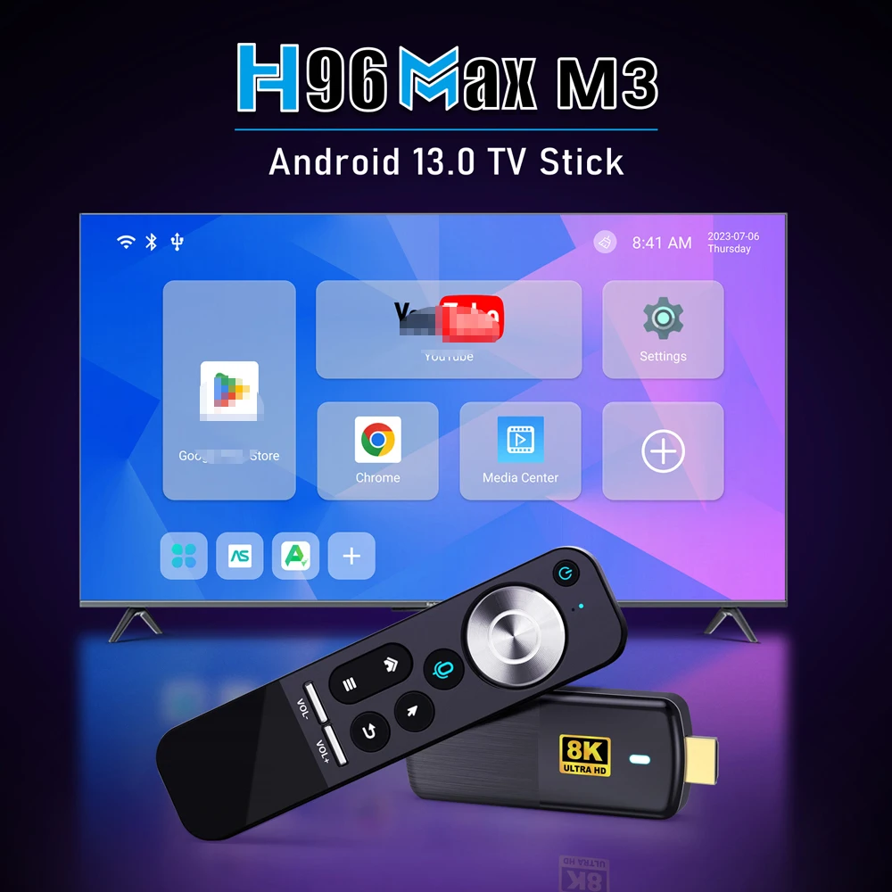 Comprar H96 Max Smart TV BOX Android 13 Rockchip RK3528 Soporte de