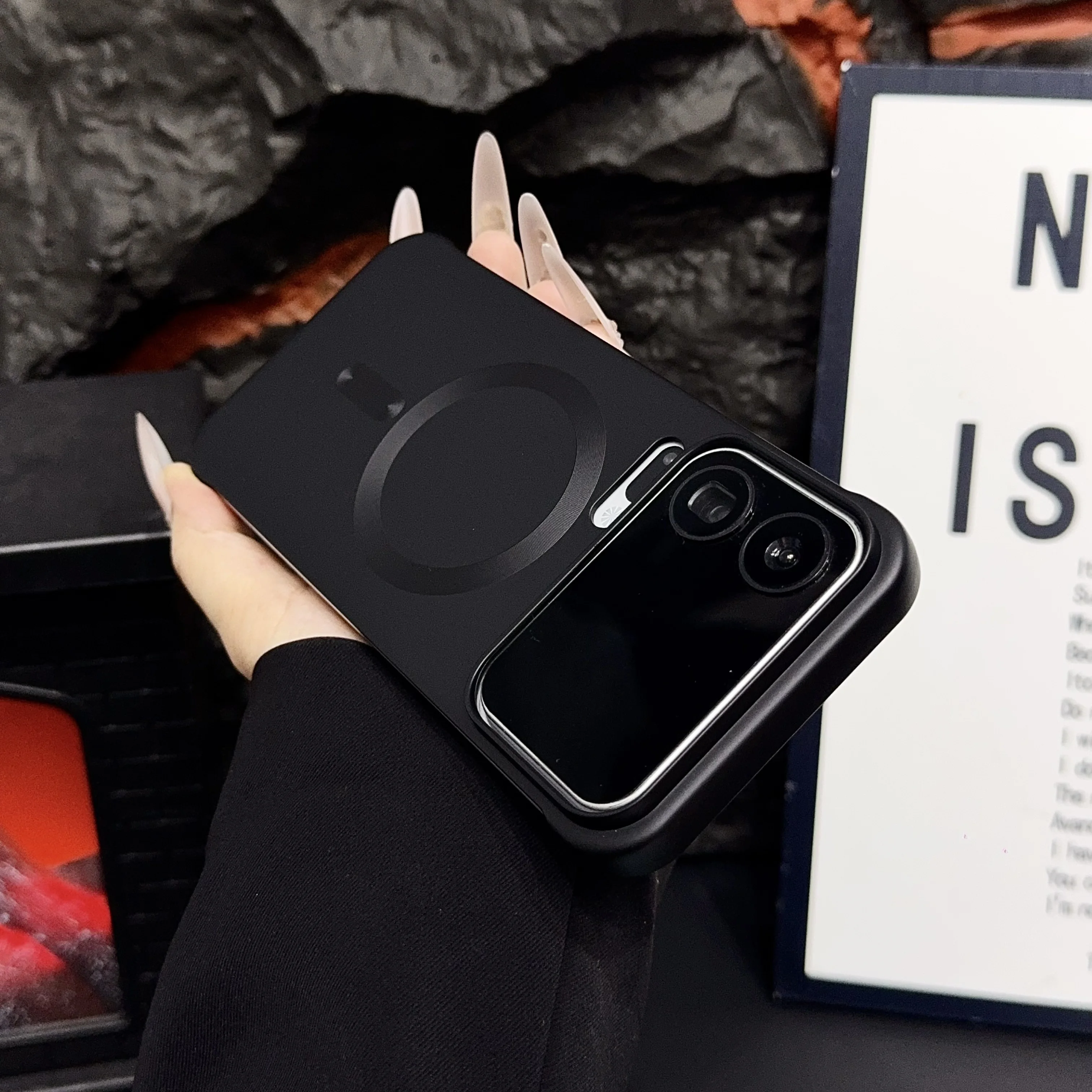 Luxury Matte Frameless Magnetic Wireless Charging Case - Ultra Slim Armor Cover