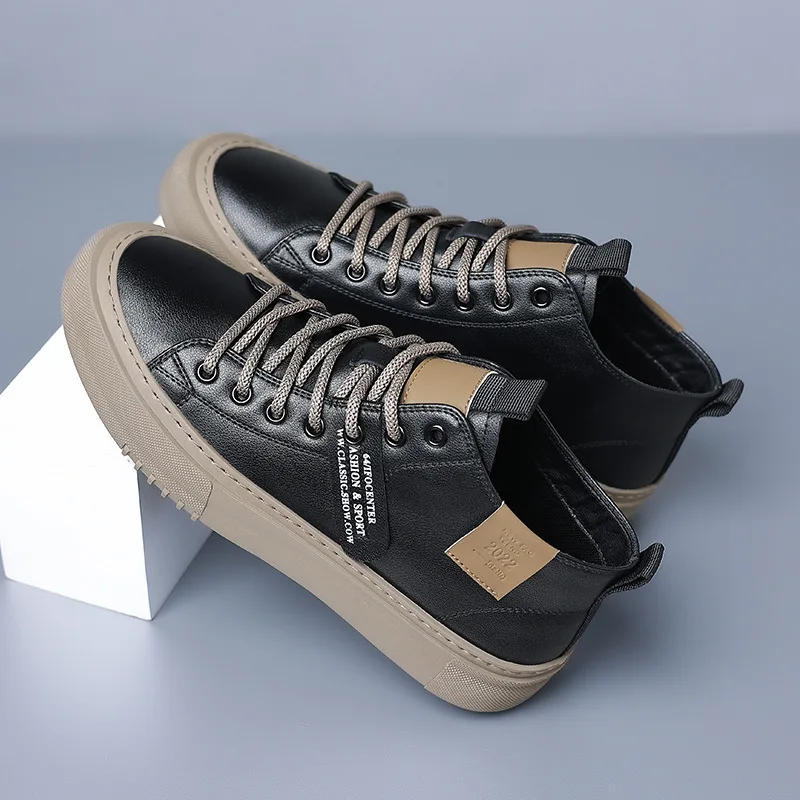 Men's Casual Sports Shoes, Fashionable, Retro, Classic, Handmade, Breathable and Warm, Suitable for All Seasons, Hiking Shoes - 4