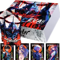 Original EVA Evangelion Card Collection Booster Box Ikari Shinji Ayanami Cute Cartoon Quicksand Card Children's Birthday Gifts 1