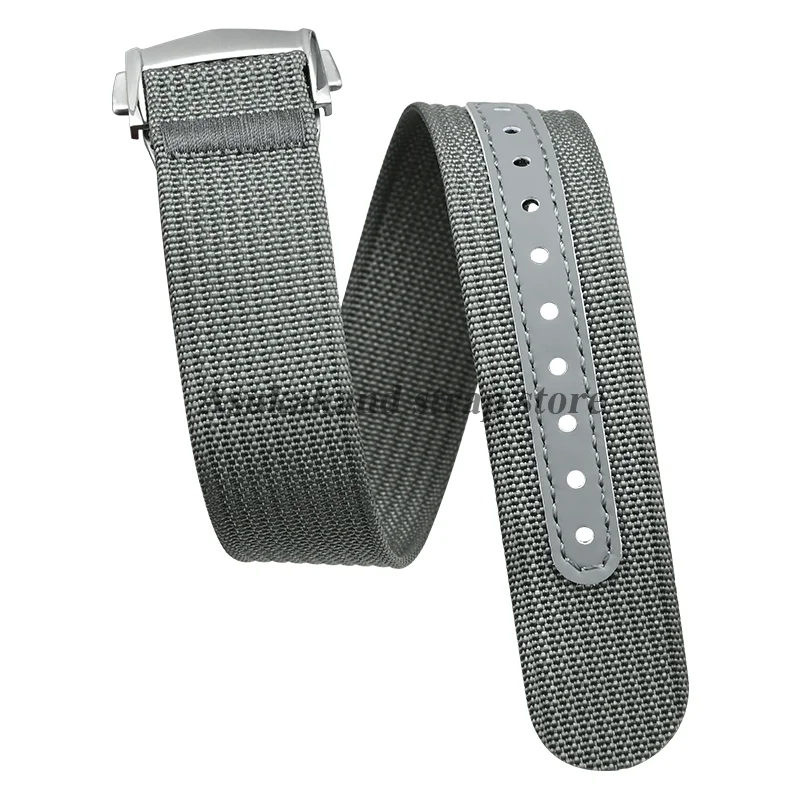 Premium Nylon Waterproof Watch Strap with Folding Buckle - Unisex Accessory