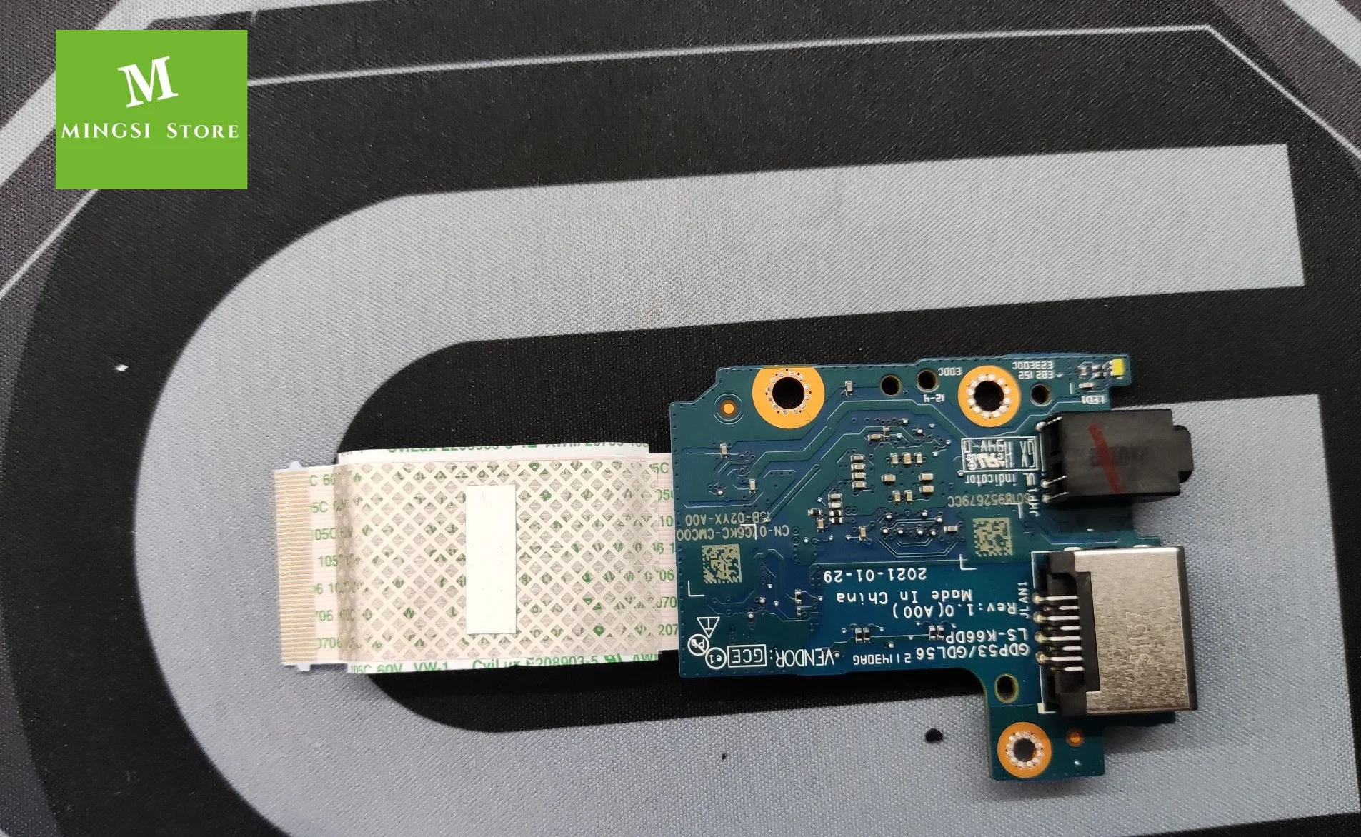 Genuine para Dell Inspiron G15 5511 Rede Placa de Áudio Ls-k66dp Cn07c6kc 07c6kc 7c6kc