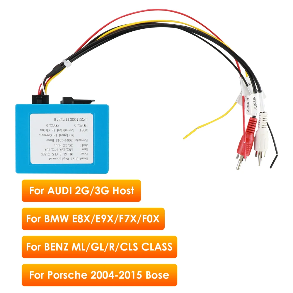 Hizpo Car Monitor Optical Fiber Decoder Only Fit For Mercedes Benz BMW Android System Car Radio Multimedia Players In Our Store car mp3 player