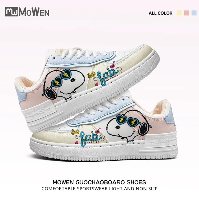 New Snoopy Sunglasses Printing Sports Casual Shoes Cartoon Cute Students  Comfortable Sports Shoes 35-40 for Children Anime Gift - AliExpress