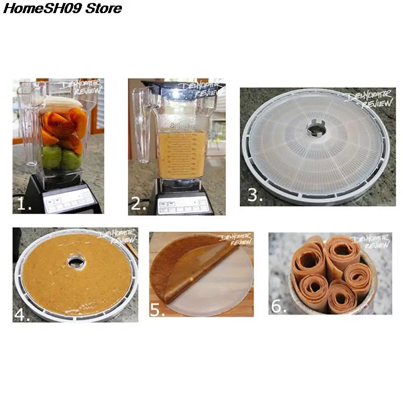 1*Electric Food Dehydrator Accessories Water Tray Fruit Tray Vegetable Roll-Up Sheet Tool kitchen tools