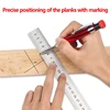 2.8mm Red Blue Black All Metal Solid Woodworking Automatic Pencil with Pencil Sharpener 6 Colors 2B Lead Deep Hole Marking Pen 3