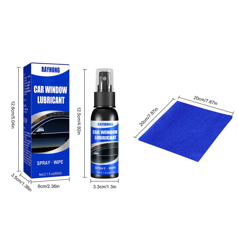 Car Window Lubricant Lifting Glass Noise Elimination Cleaner Sunroof Track Sealant Strip Lubrication Spray Auto Maintenance Tool- car lubricating grease