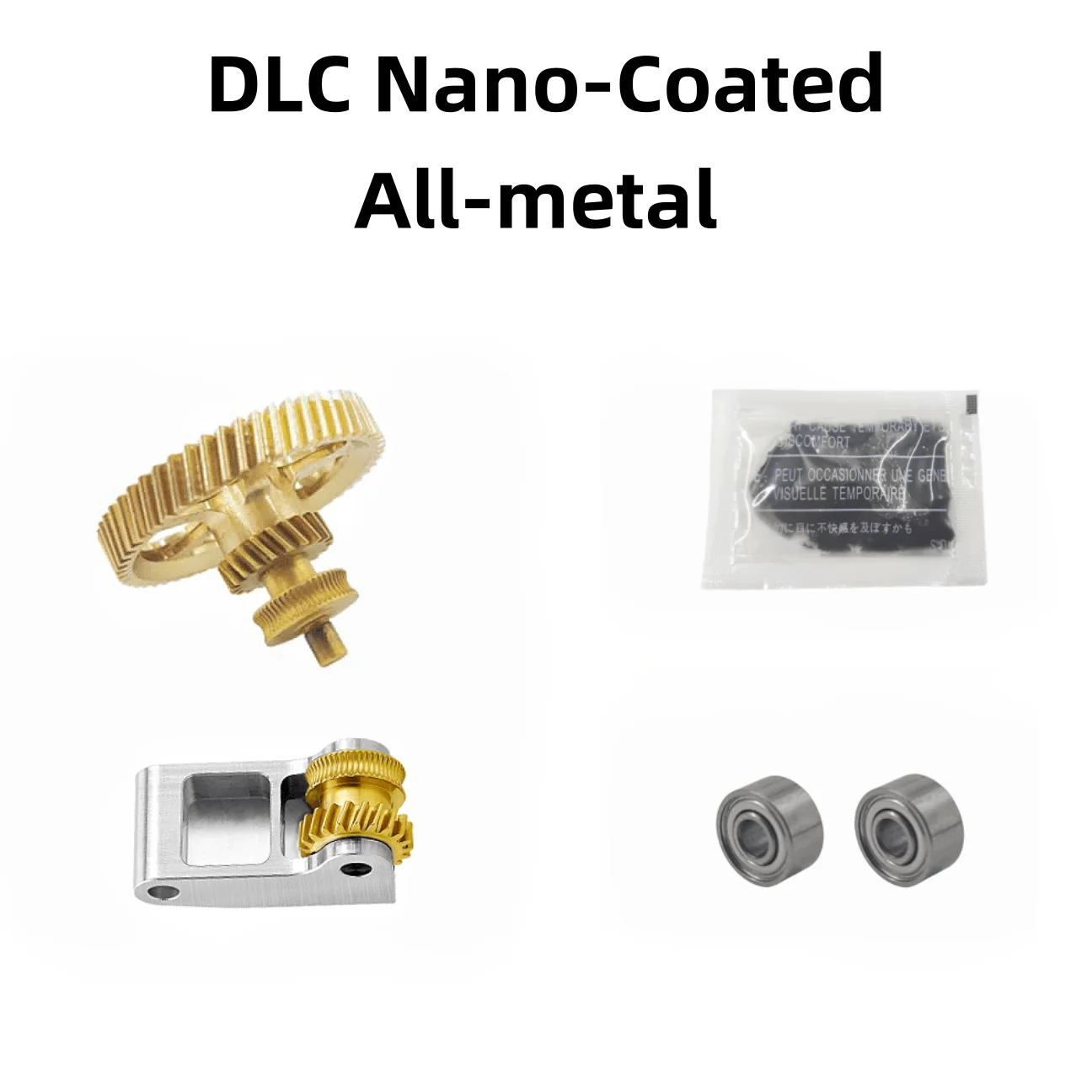 Enhanced Nickel-Plated Hardened Steel Extruder Gear Assembly