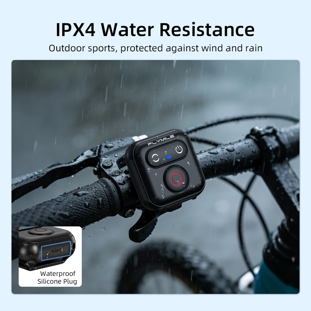 Insta360 X5/X4/Ace Pro 2/Ace Pro Ios 및 안드로이드 셔터 셀카 리모컨용 블루투스 리모컨