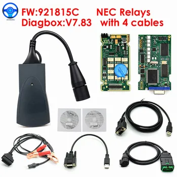 2022 최신 Lexia 3 PP2000 전체 칩 Diagbox V7.83 펌웨어 921815C Lexia3 V48/V25 OBDII 진단 도구