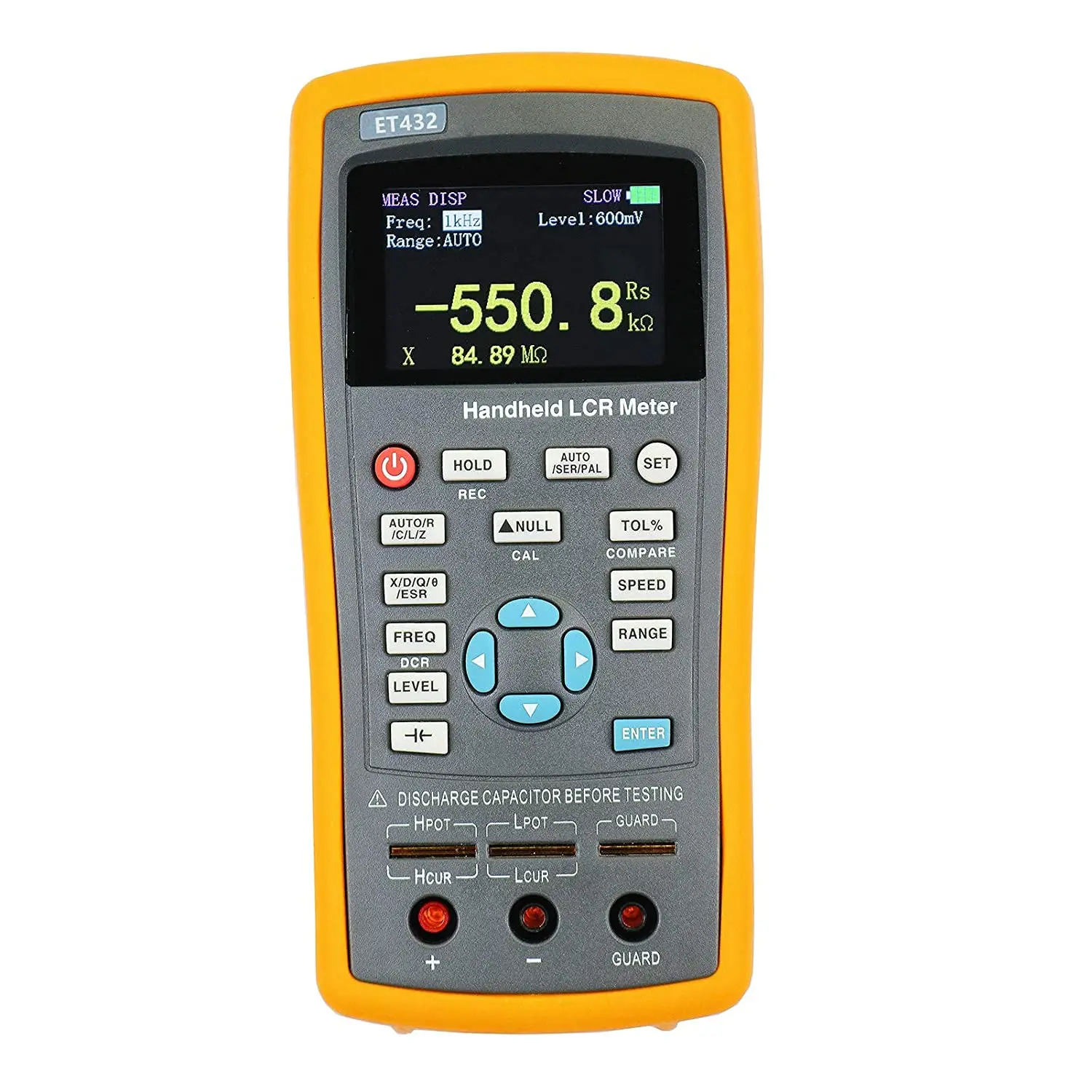Handheld LCR Digital Bridge Meter ET43 USB High Precision Capacitance