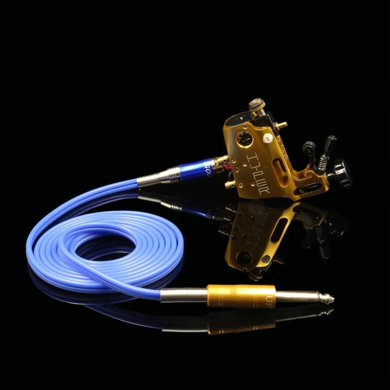 1PC Silicone RCA Tattoo Clip Cord 4 Colors Clip Cable for Tattoo Power Supply Machine Gun