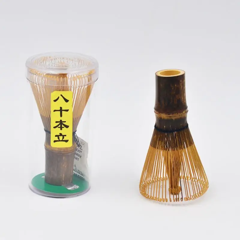 1 Set Japanese Ceremony Bamboo Chasen Teaware 80/100/120 Matcha Green Tea Powder Whisk Tea Brush Kitchen Accessories