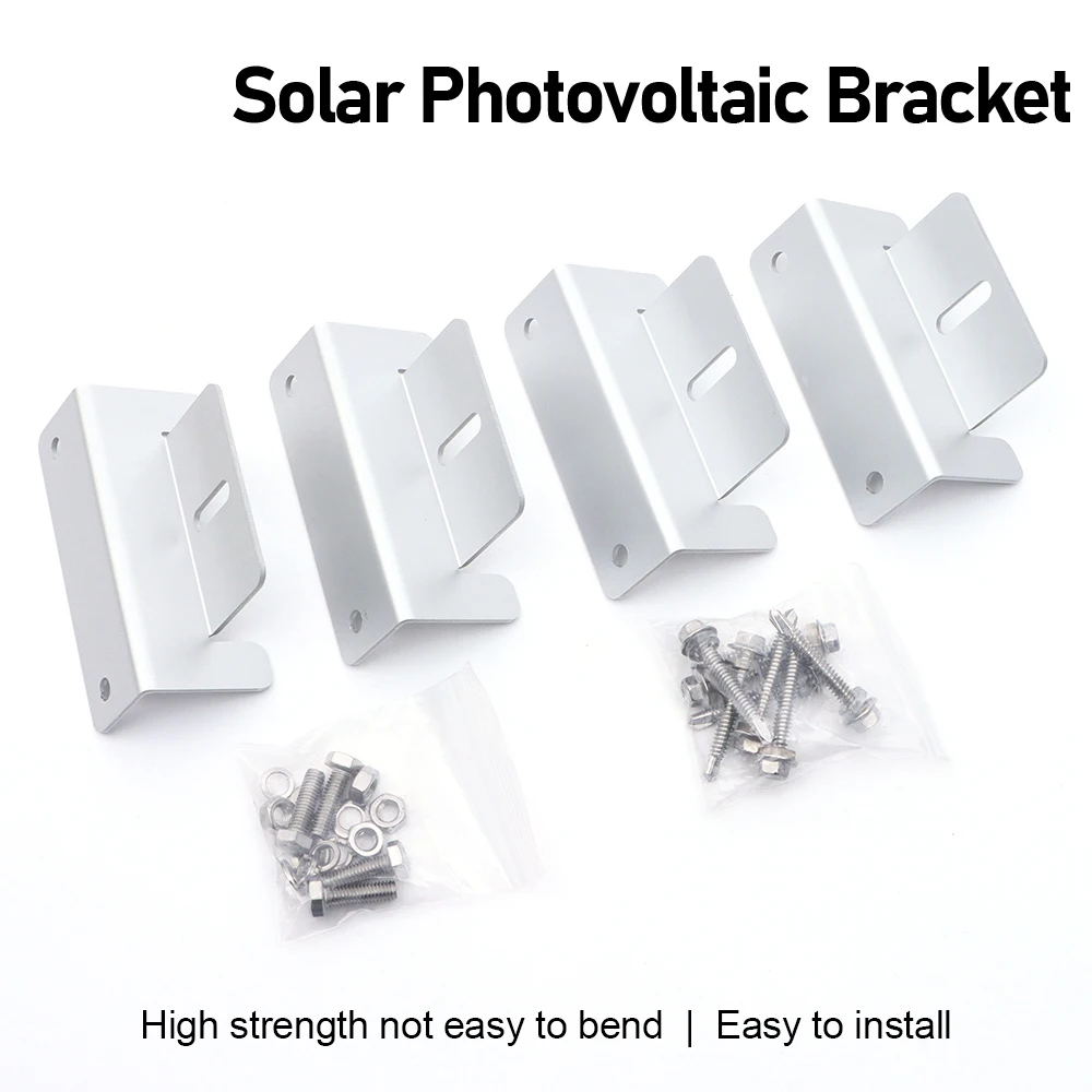 Durable Z-Bracket Solar Panel Roof Mount | Heavy-Duty Support for Boat, RV, Off-Grid Installations